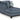 Maxon Place - Laf Corner Chaise - Navy