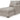 ModMax Luxe - RAF Corner Chaise - Flint