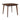 Miller - 39" Square Dining Table - Walnut