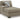 Newellen - LAF Corner Chaise - Beige