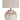 Waldish - Metal Table Lamp - Cream / Beige