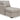 ModMax Luxe - LAF Corner Chaise With Storage - Flint