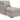 ModMax Luxe - LAF Corner Chaise - Flint