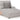 Acklen Place - Pewter - Raf Power Reclining Back Chaise