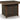 Paradise Trail - Square Bar Table w/Fire Pit - Medium Brown