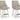Robbinsdale - Upholstered Swivel Curved Back Barstool (Set of 2) - Antique White