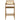Kane - Woven Rattan Wood Bar Chair (Set of 2) - Light Walnut