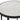 Kofi - Round Marble Top Accent Side Table - White And Black