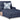 Acklen Place - Navy - Raf Power Reclining Back Chaise