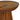 Aureo - Round Solid Wood Accent Side Table - Wild Honey