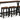 Wildenauer - Rectangular Dining Room Counter Table Set (Set of 4) - Brown / Black