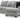 Lakepoint - RAF Sofa Chaise - Nickel