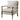 Dempsy - Upholstered Accent Chair With Casters - Beige