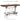 Valebeck - Rectangular Dining Room Counter Table - White / Brown