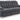Observation - Steel - Reclining Power Sofa With Drop Down Table
