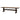 Bexley - Wood Dining Bench - Natural Honey And Smokey Black