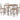 Harperfeld - Dining Room Counter Table Set (Set of 5) - Natural / Gray
