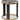 Jazmore - Round End Table - Brown / Brass Finish