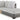 Clairette Court - Raf Corner Chaise - Alloy