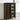 Andover - 6-Drawer Tempered Glass Door Chest - Dark Oak