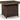 Paradise Trail - Square Bar Table w/Fire Pit - Medium Brown