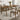 Miller - 5 Piece Set (78" Dining Table With 4 Side Chairs) - Walnut / Gray