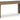 Serene Bay - Rectangular Dining Table With Umbrella Option - Dark Brown