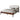 Hawthorne - 5/0 Queen Platform Bed With White Upholstered Headboard - Brown