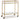 Plattfield - Antique Gold Finish - Bar Cart