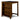 Gia - Counter Table With 2 Chairs & Storage Shelf - Brown