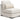 Donelson Creek - Armless Chair - Vanilla