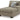 Newellen - RAF Corner Chaise - Beige