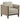 Islington - Fabric Upholstered Panel Arm Accent Chair - Taupe