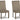 Chrestner - Dining UPH Side Chair (Set of 2) - Gray / Brown
