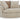 Steelwater Retreat - Oversized Swivel Accent Chair - Latte