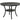 Crispin - Round Dining Table - Smoke - Wood