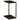 Jose - Rectangular Accent Table With Bottom Shelf - Brown