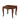 Montecito - Wood End Table - Dark Brown