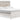 Altyra - King Panel Bed With Upholstered Headboard - White