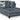 Maxon Place - Raf Corner Chaise - Navy