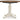 Wirloni - Round Dining Room Drop Leaf Table - Antique White / Brown