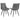 Brassie - Upholstered Swivel Dining Side Chair (Set of 2) - Gray
