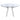 Alaia - Round Clear Glass Top Dining Table - Chrome