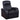 Cyrus - Upholstered Track Arm Recliner - Black