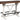 Valebeck - Rectangular Dining Room Counter Table - White / Brown