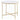 Ellison - Round Marble Top Side End Table - White And Gold