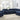 Destino 6-piece Modular Power Sectional Midnight Blue