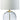 Samder - Glass Table Lamp  - White