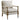 Dempsy - Upholstered Accent Chair With Casters - Beige