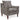 Morrilton Next-gen Nuvella - Natural / Charcoal - Accent Chair